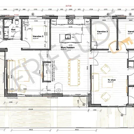 House On Large Nature Plot With Sea View And Broager